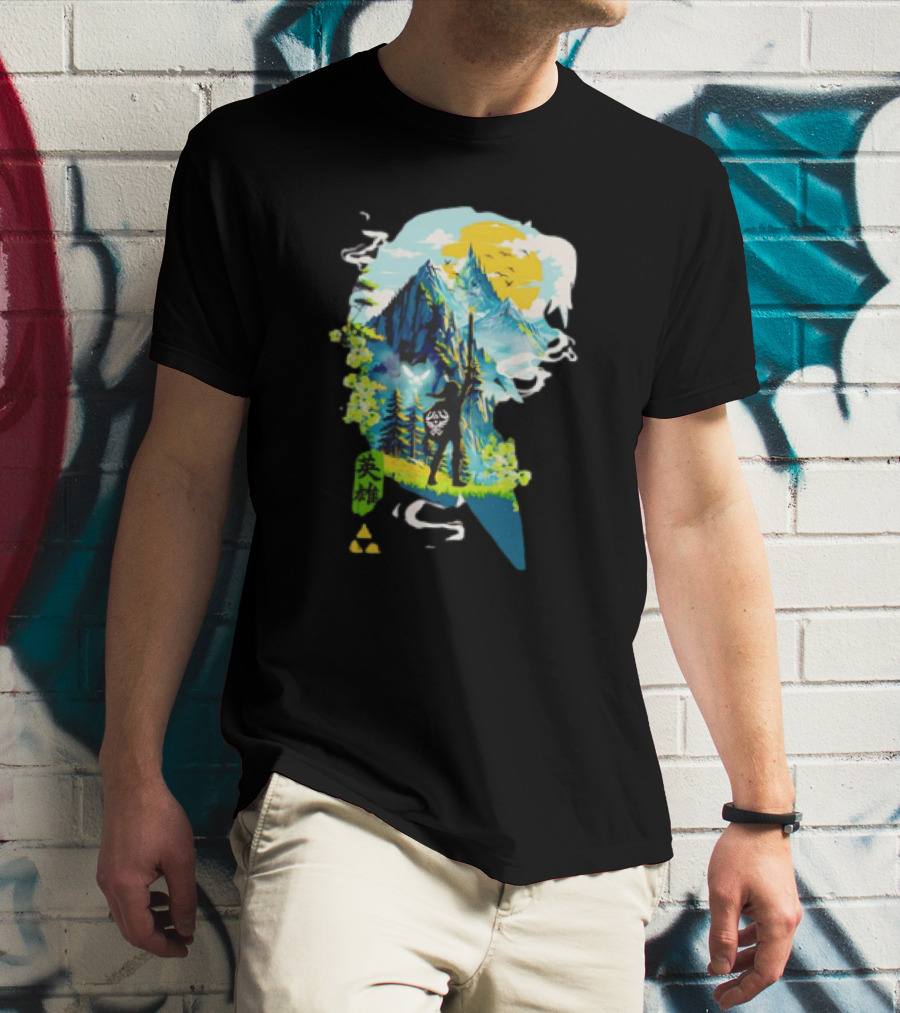 Heroic Ballad Of Link The Legend Of Zelda Tri-Force Journey T-Shirt