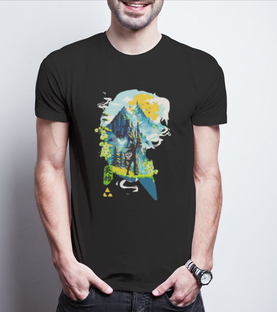 Heroic Ballad Of Link The Legend Of Zelda Tri-Force Journey T-Shirt