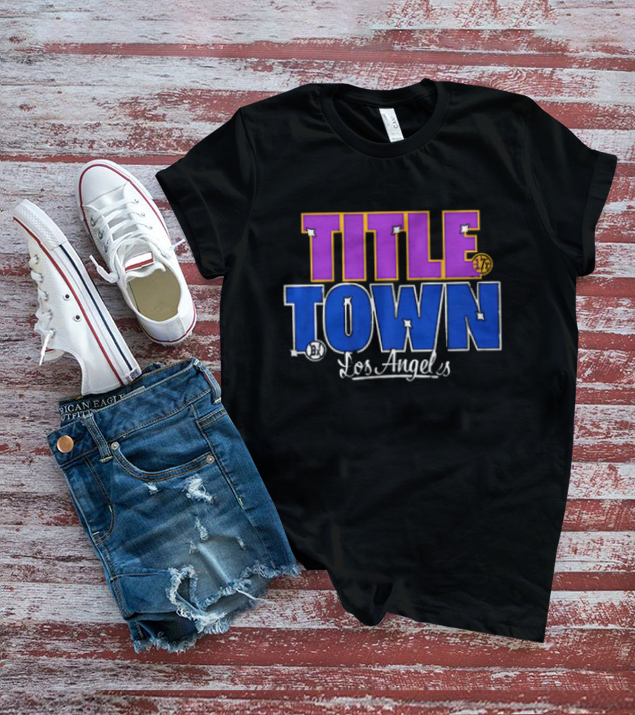 Los Angeles Dodgers Title Town T-Shirt