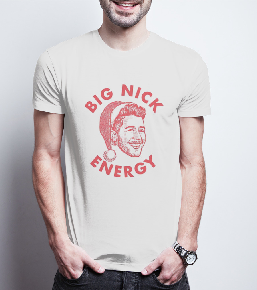 Jonas Brothers Big Nick Energy Christmas Hat T-Shirt