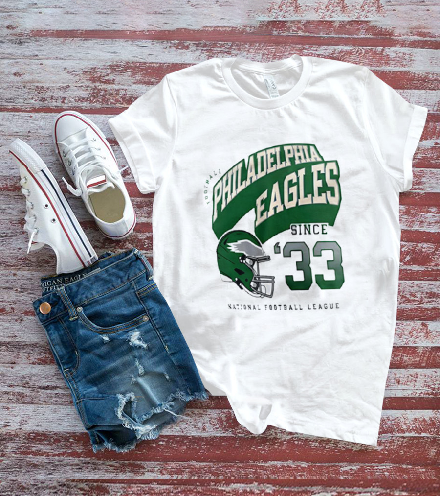 Philadelphia Eagles Football Since 1933 NFL National Football League T-Shirt