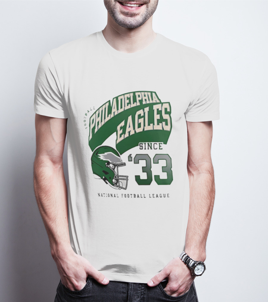 Philadelphia Eagles Football Since 1933 NFL National Football League T-Shirt