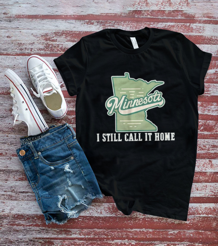 Minnesota Map I Still Call It Home T-Shirt