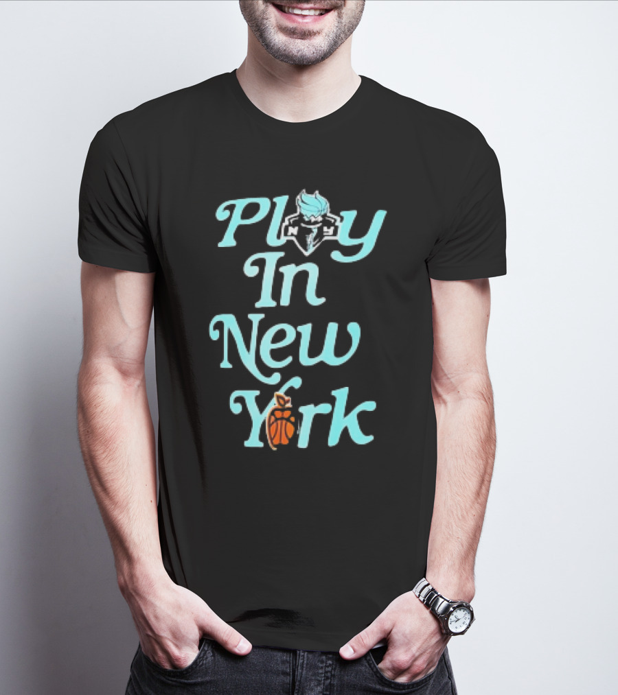 Play In New York Liberty Basketball T-Shirt