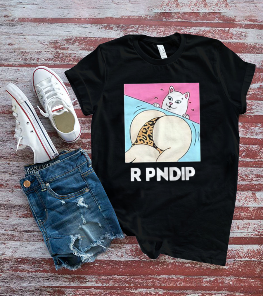 RIPNDIP Peaches And Nerm Silly Cat Leopard Print T-Shirt