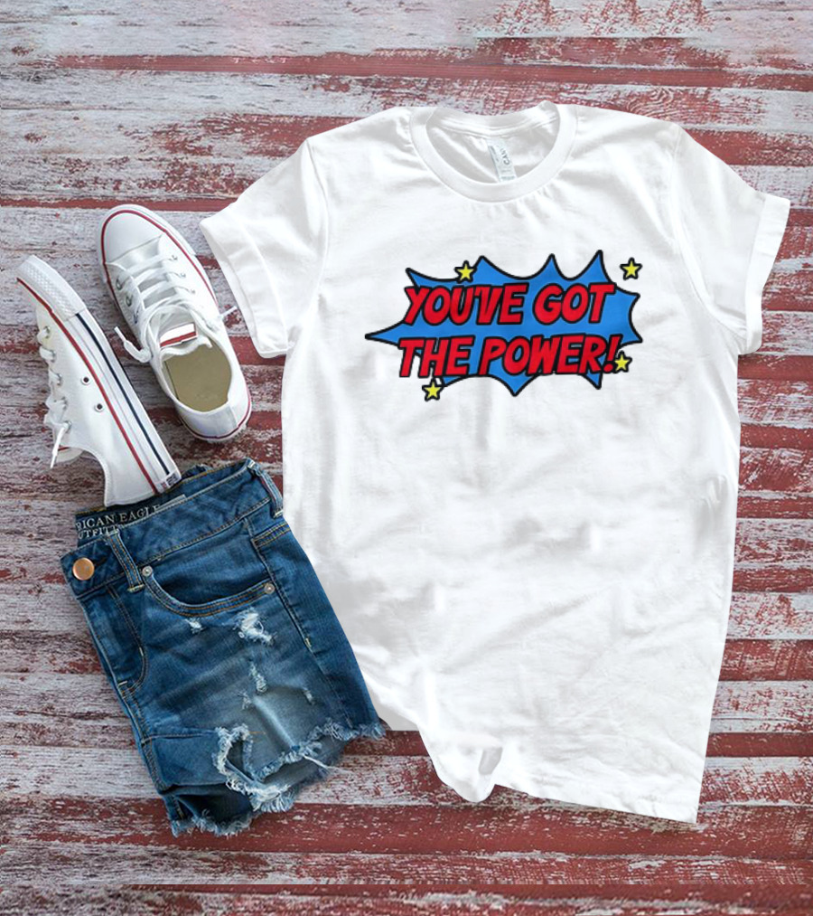 Monica You've Got The Power Comic Style Stars T-Shirt