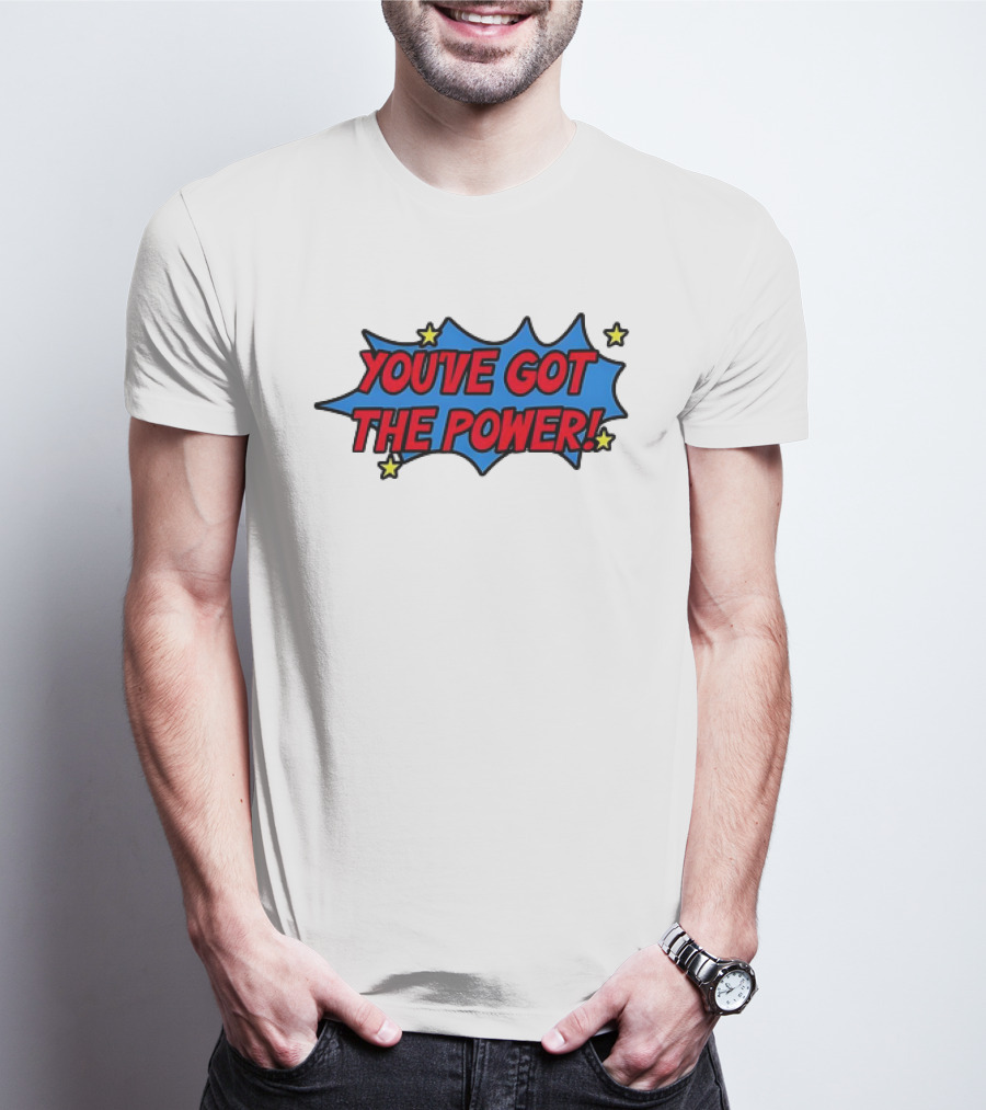 Monica You've Got The Power Comic Style Stars T-Shirt