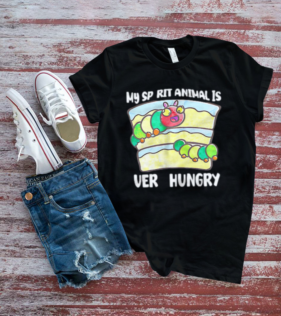 My Spirit Animal Is Very Hungry Caterpillar Cake Slice T-Shirt