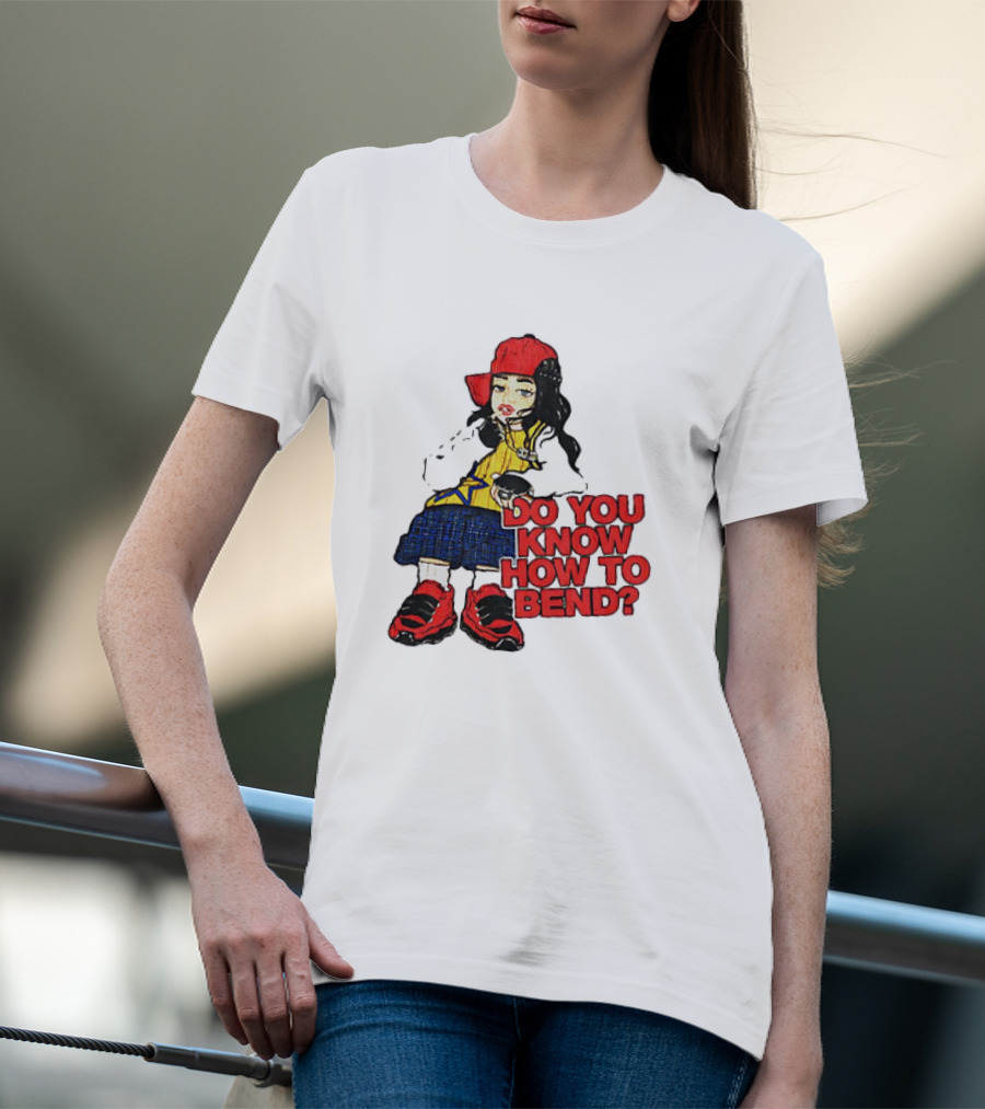 Billie Eilish Do You Know How To Bend Styled Cartoon T-Shirt