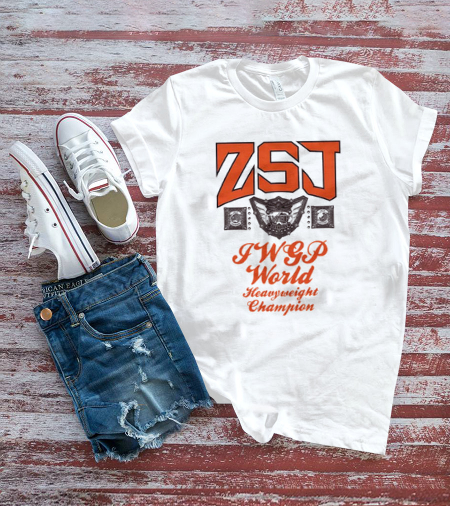 ZSJ IWGP World Heavyweight Champion Belt T-Shirt