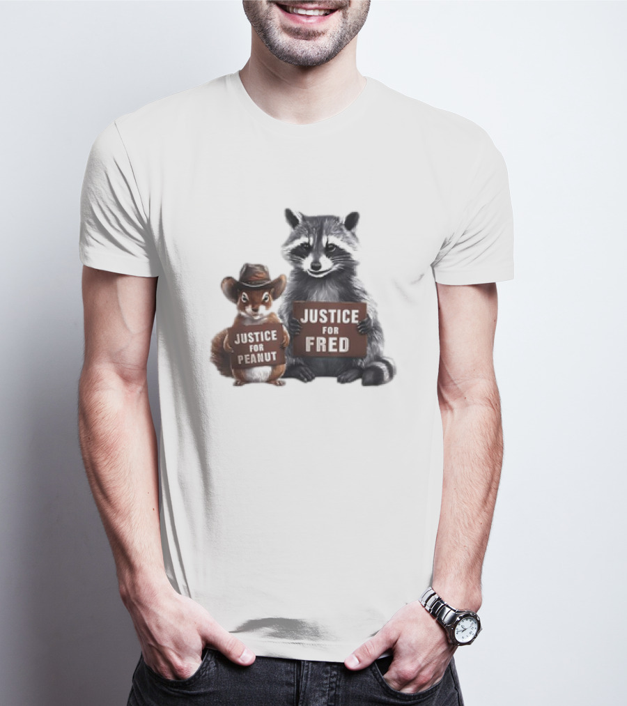 Justice For Peanut The Squirrel And Fred The Raccoon T-Shirt