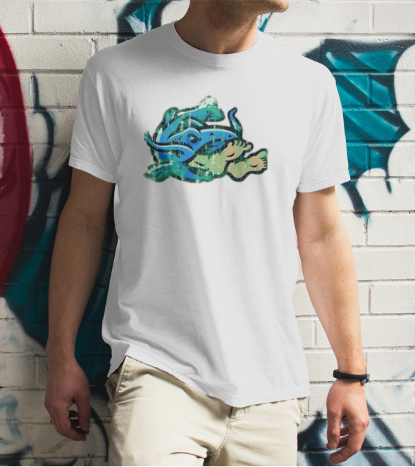 Noodlers Distressed Swimming Meme T-Shirt