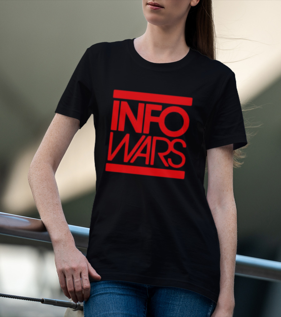 Info Wars Red Logo Alex Jones T-Shirt