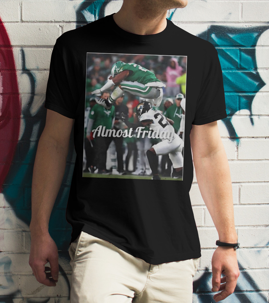 Almost Friday Saquon Barkley Hurdle Over Philadelphia Eagles T-Shirt