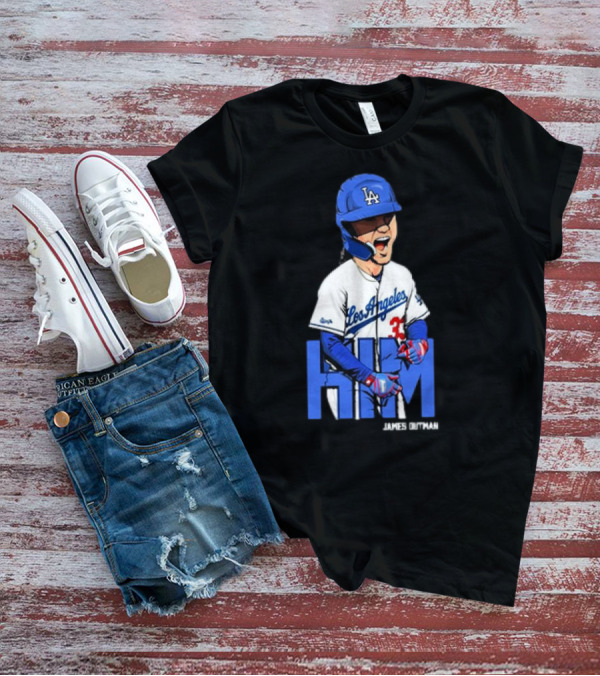 Los Angeles Dodgers James Outman HIM Baseball T-Shirt