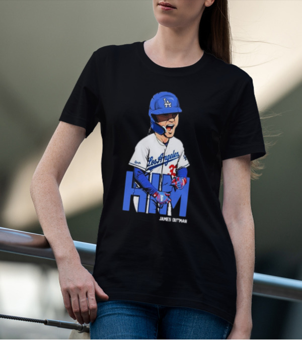 Los Angeles Dodgers James Outman HIM Baseball T-Shirt