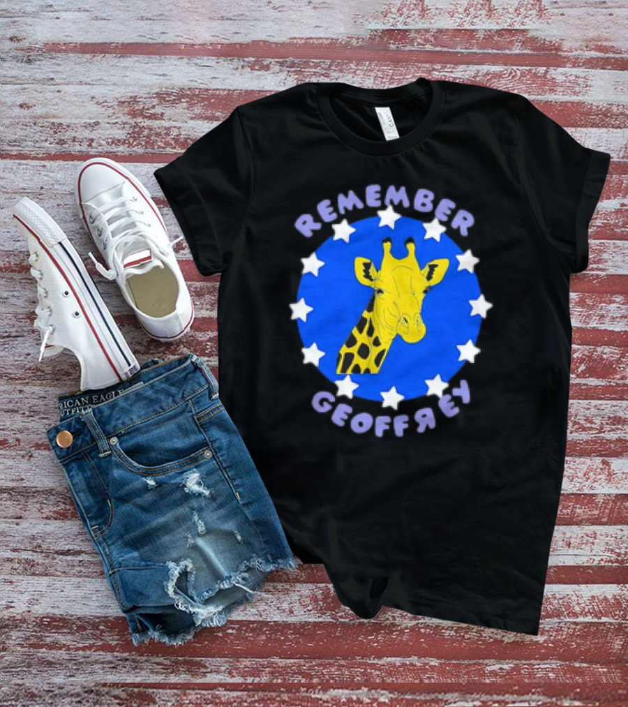 Remember Geoffrey Nostalgic Giraffe Us Toys Cartoon Retro T-Shirt