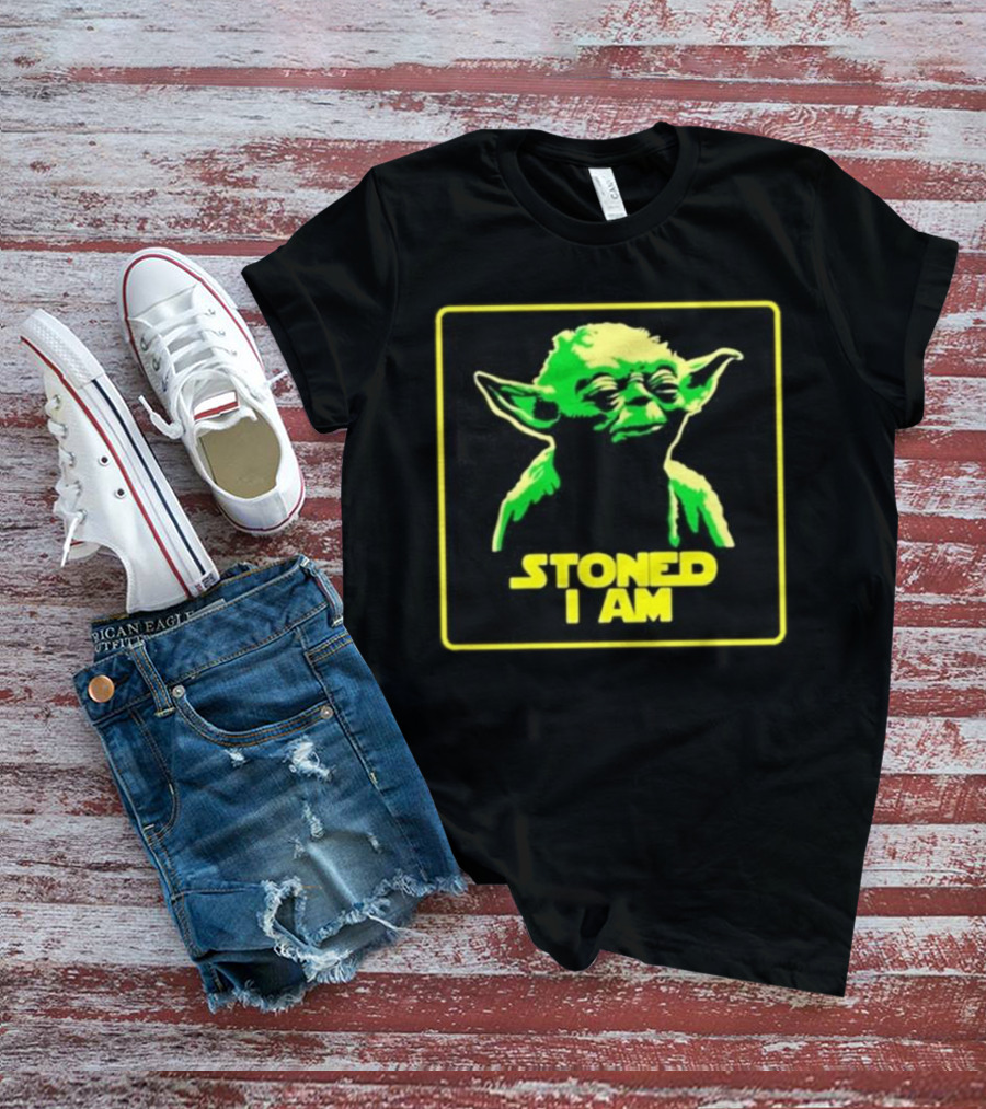 Star Wars Yoda Stoned I Am Jedi Master Meme T-Shirt