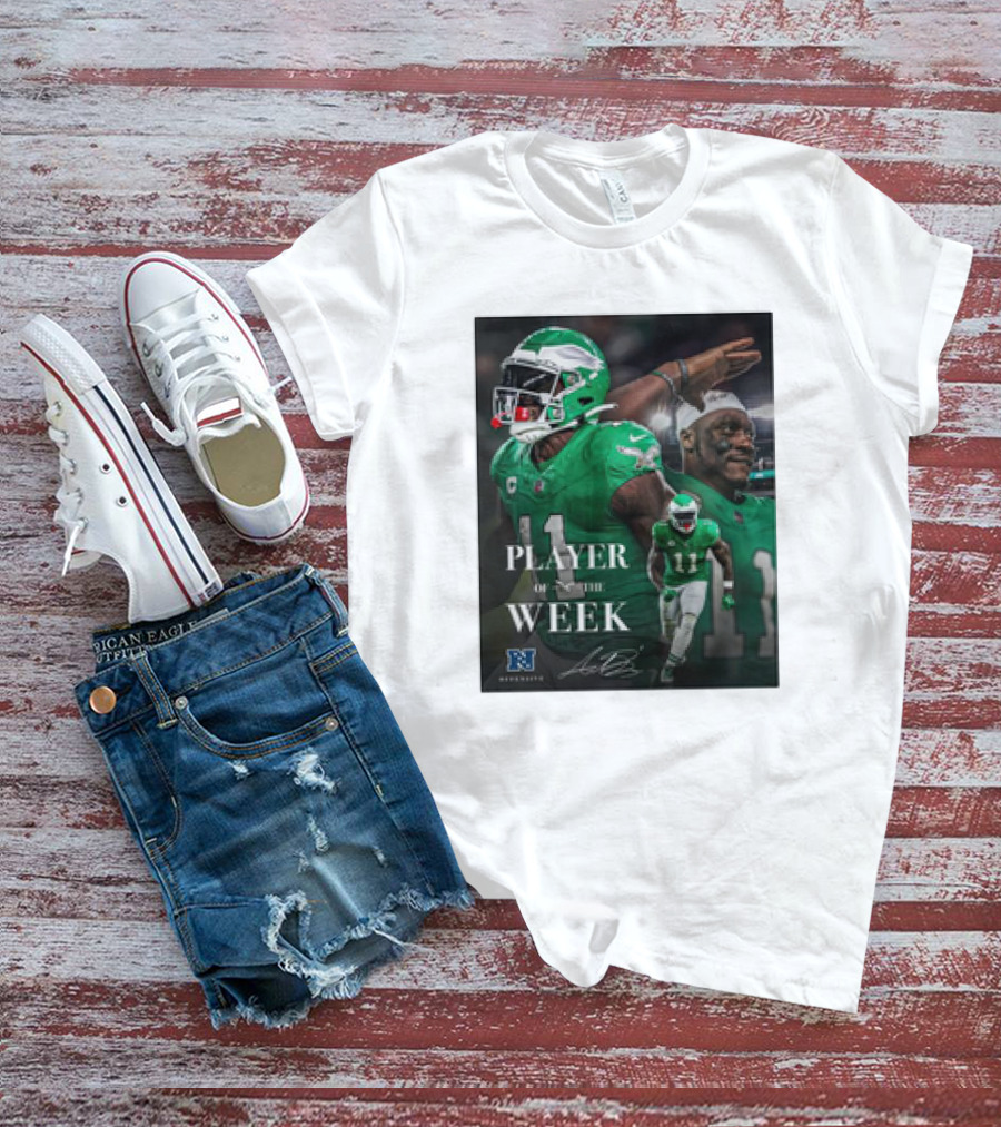 Arthur Juan Brown Philadelphia Eagles NFL Player Of The Week T-Shirt