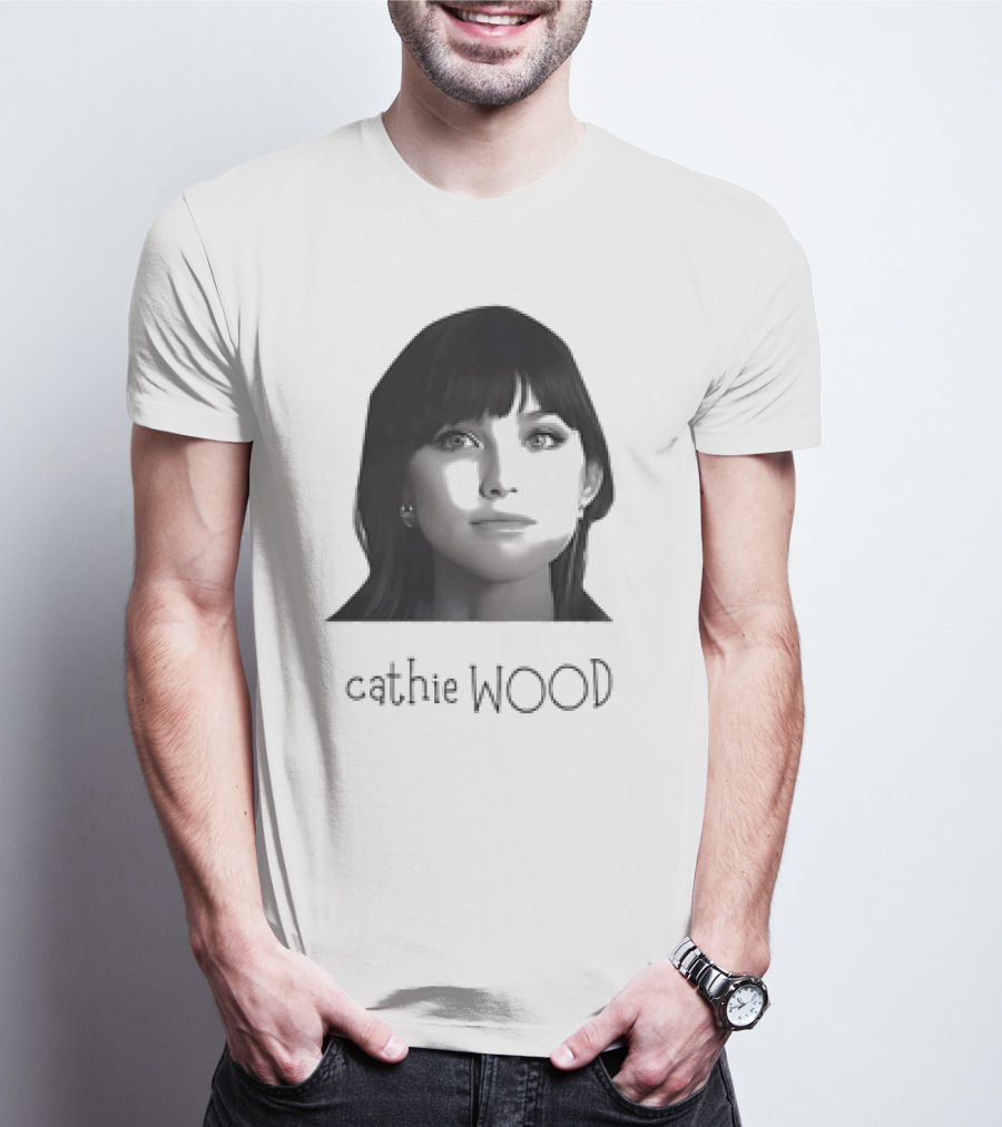 Cathie Wood Classic Portrait T-Shirt