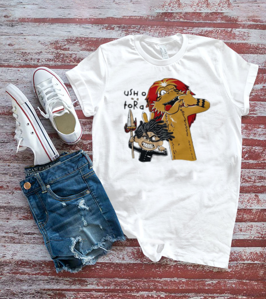 Ushio And Tora Calvin And Hobbes Mashup Tide And Tiger T-Shirt
