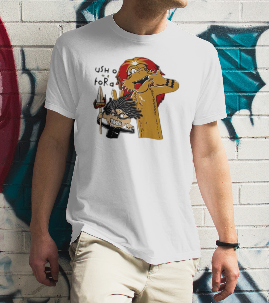 Ushio And Tora Calvin And Hobbes Mashup Tide And Tiger T-Shirt