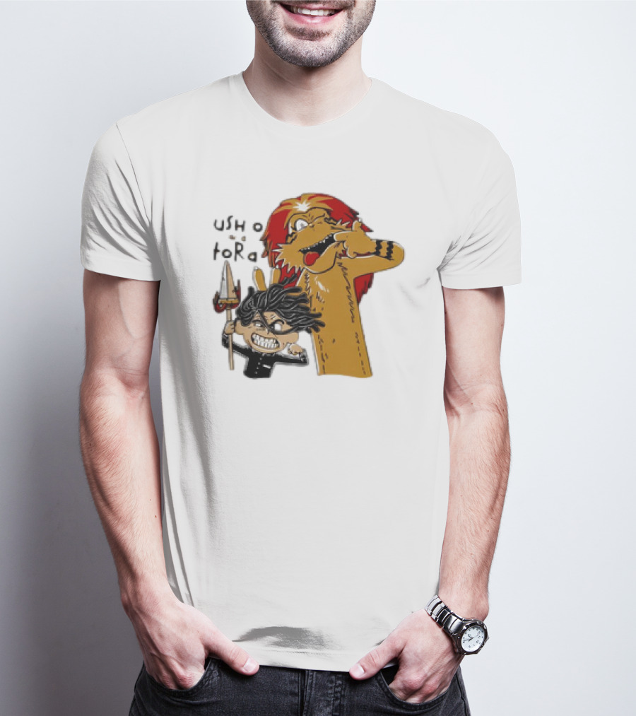 Ushio And Tora Calvin And Hobbes Mashup Tide And Tiger T-Shirt