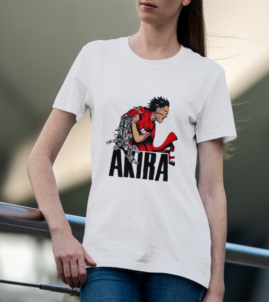 Akira Tetsuo Shima Cybernetic Arm Vintage 1980s Iconic Anime T-Shirt