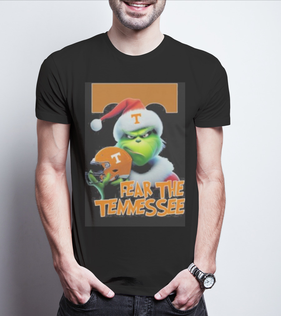 Grinch Fear The Tennessee Volunteers Christmas T-Shirt