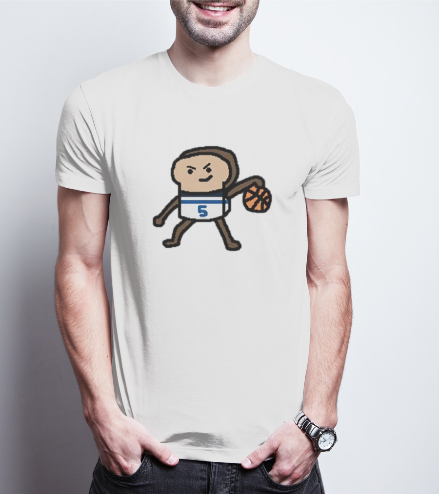 Anthony Breadwards NBA Paint Number 5 Basketball Character T-Shirt