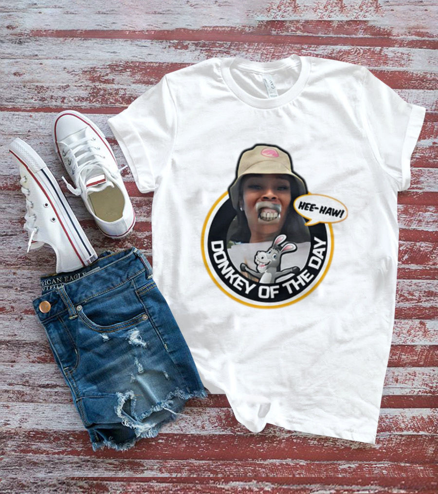 Charleston White Yunties Hee-Haw Donkey Of The Day T-Shirt