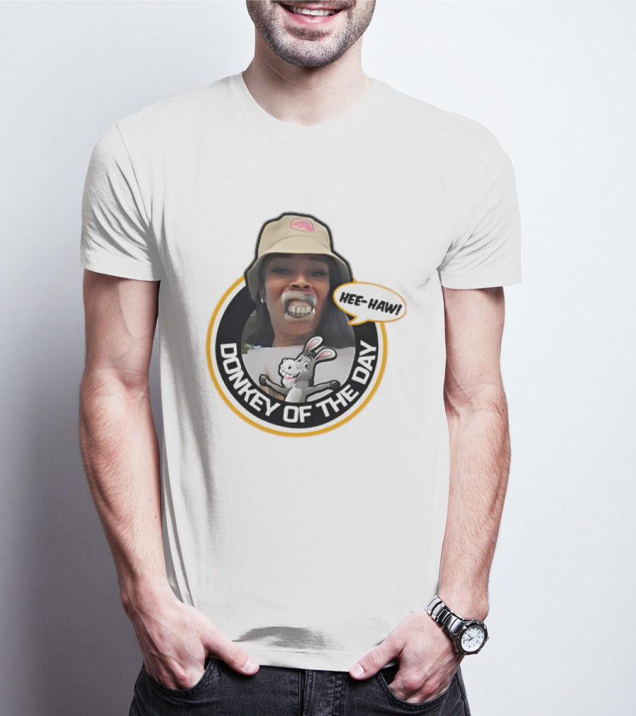 Charleston White Yunties Hee-Haw Donkey Of The Day T-Shirt