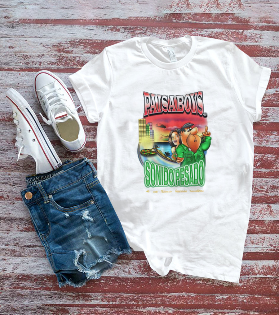 PAISABOYS SONIDO PESADO Al Mal Tiempo Buenas Cumbias T-Shirt