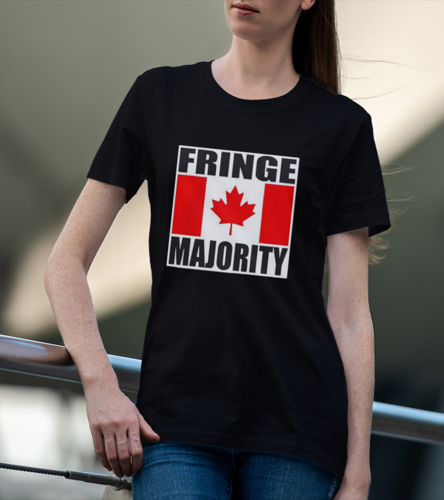 Fringe Majority Canada Flag Maple Leaf T-Shirt