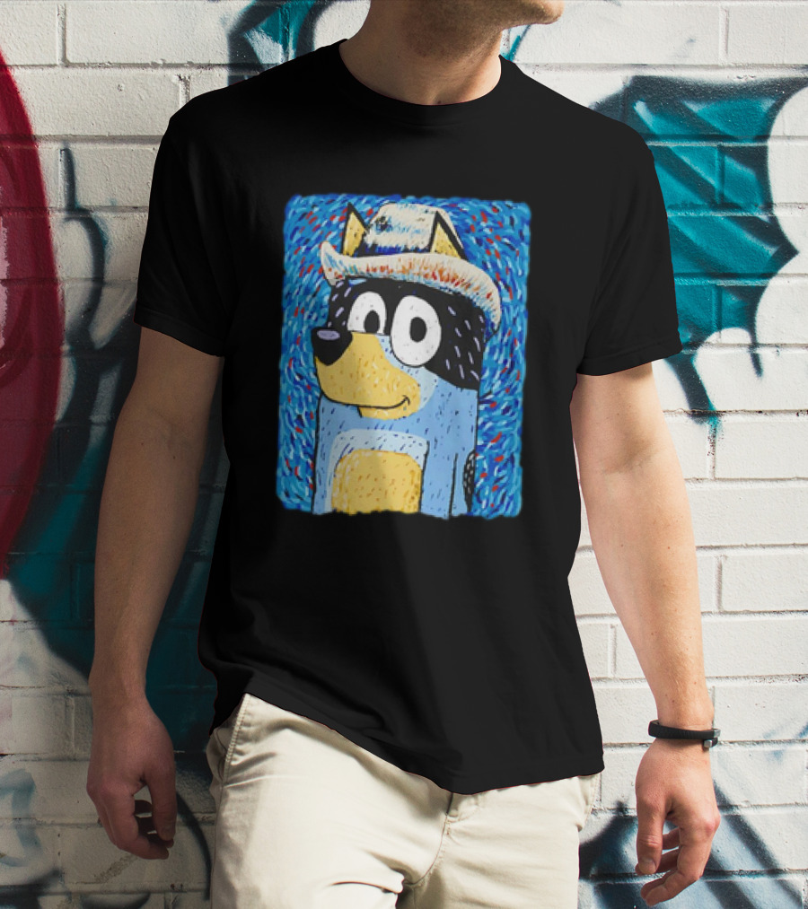 Heeler Family Van Gogh Bandit Van Dogh T-Shirt