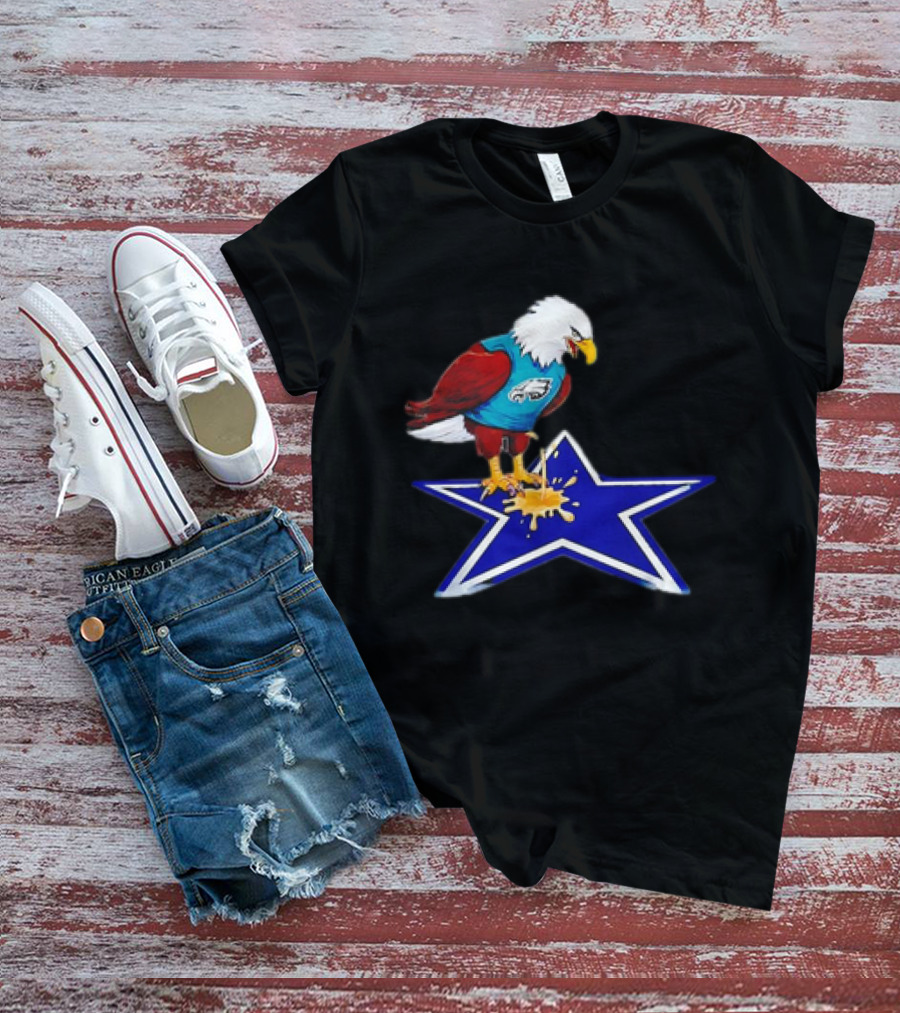 Philadelphia Eagles Peeing On Dallas Cowboys Star T-Shirt