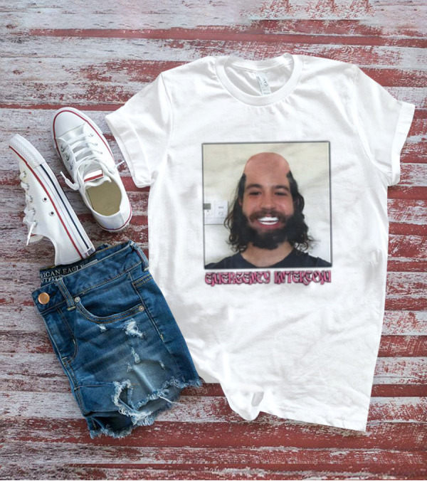Emergency Intercom Drew’s Veneers Meme Parody Face Image T-Shirt