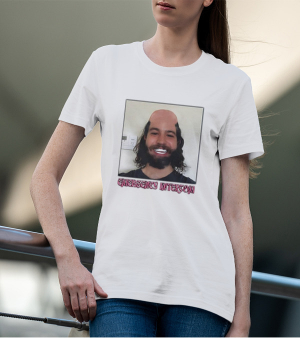 Emergency Intercom Drew’s Veneers Meme Parody Face Image T-Shirt