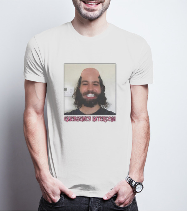 Emergency Intercom Drew’s Veneers Meme Parody Face Image T-Shirt