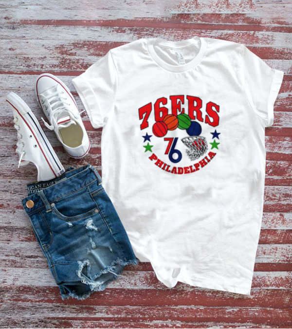 Philadelphia 76ERS 76 Basketball Stars City Edition T-Shirt