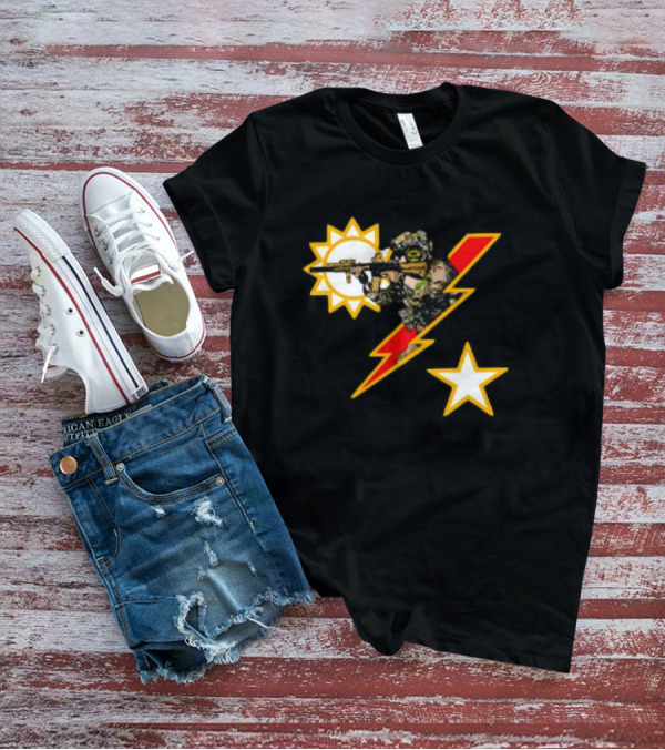Ranger SSB Sun Lightning Soldier And Star T-Shirt