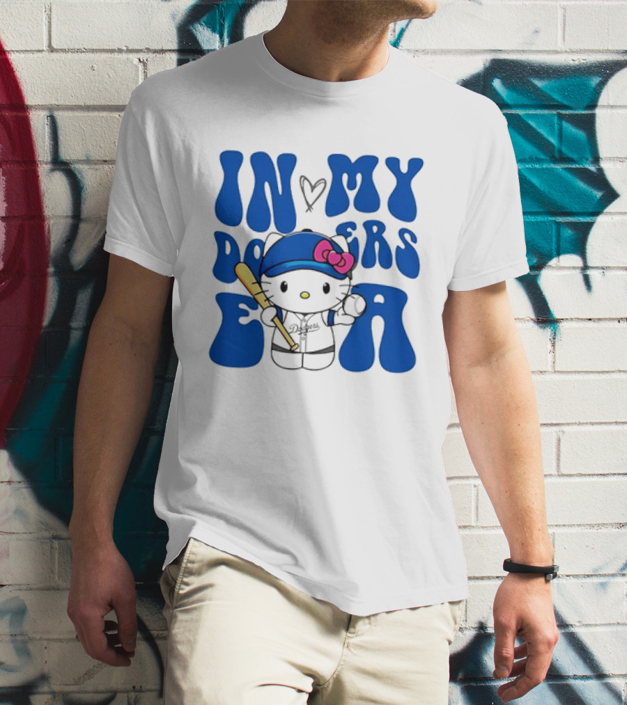 Hello Kitty Los Angeles Dodgers In My Dodgers Era T-Shirt