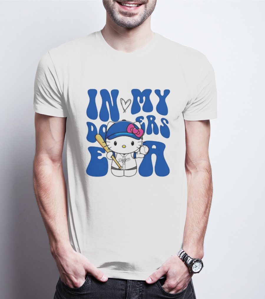 Hello Kitty Los Angeles Dodgers In My Dodgers Era T-Shirt