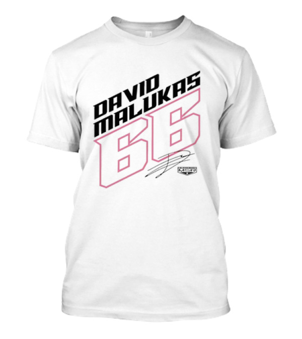 Meyer Shank Racing David Malukas 66 Signature Merch T-Shirt
