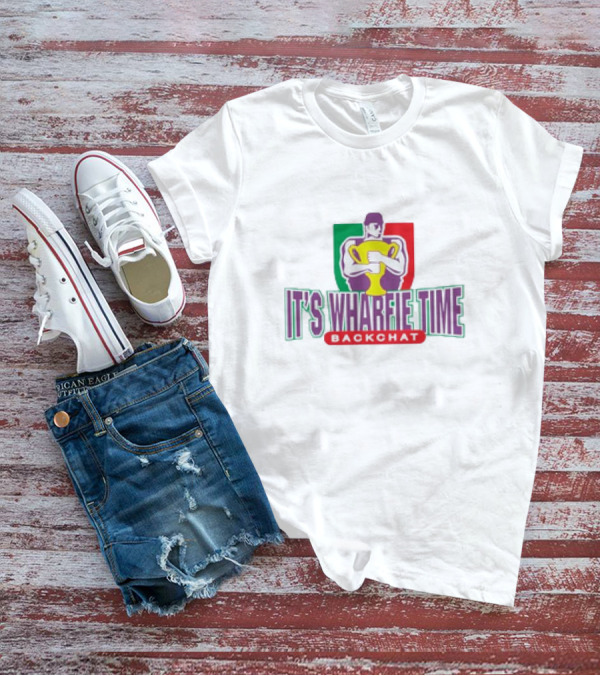 It's Wharfie Time Backchat Holding Trophy Iconic T-Shirt
