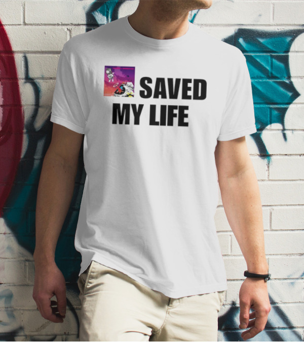 Kanye West Graduation Album Cover Art Saved My Life T-Shirt