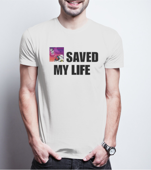 Kanye West Graduation Album Cover Art Saved My Life T-Shirt