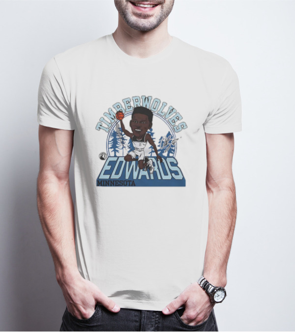 TIMBERWOLVES EDWARDS MINNESOTA T-Shirt