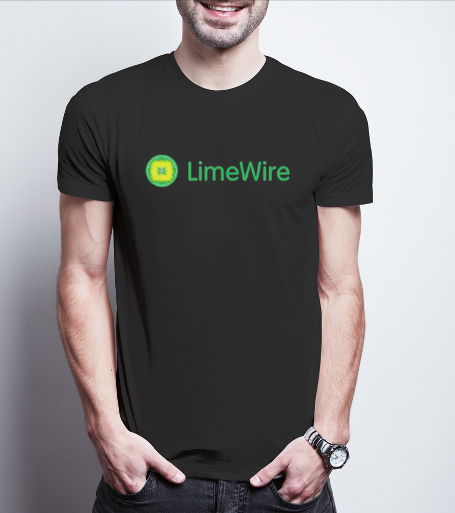 LimeWire Classic Logo Lime Design Vintage Nostalgia T-Shirt