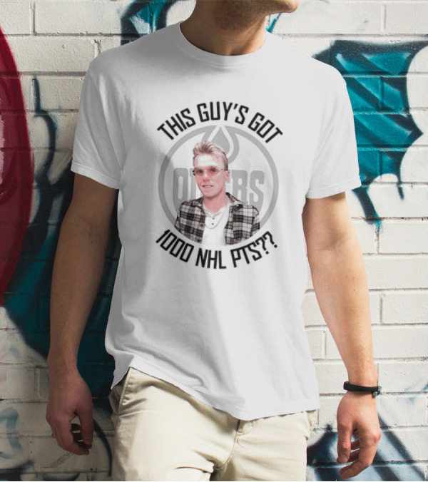 Connor McDavid This Guy's Got 1000 NHL PTS Edmonton Oilers T-Shirt